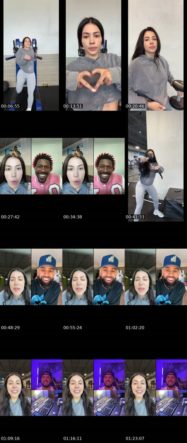 TikTok live: gym❤️🚀 by @astrobeautyyy