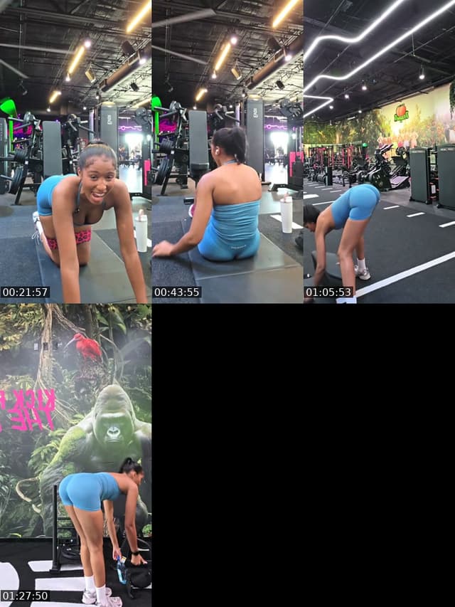 TikTok live: Gym by @saintshalyn