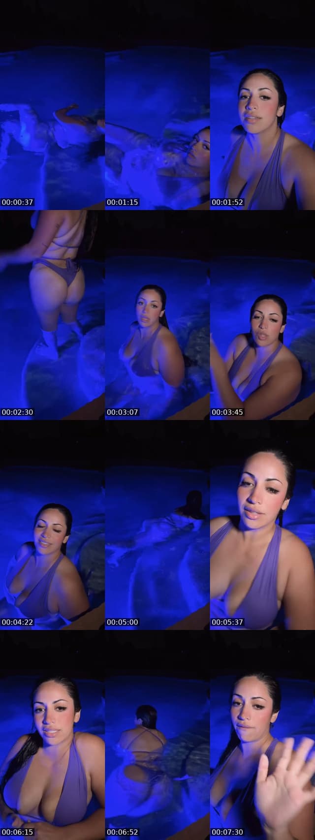 TikTok live: Pool Day 3 by @erikameta