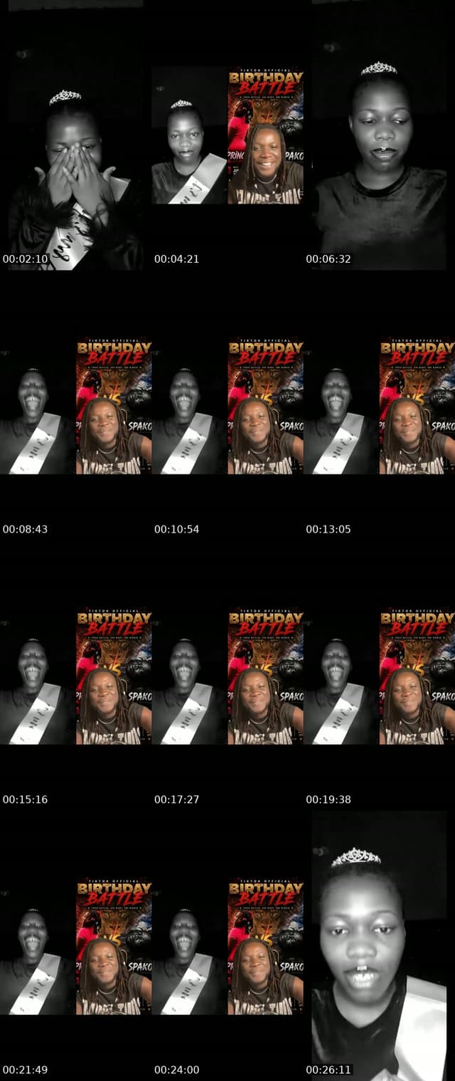 TikTok live: Birthday official match💞 by @big_debby222