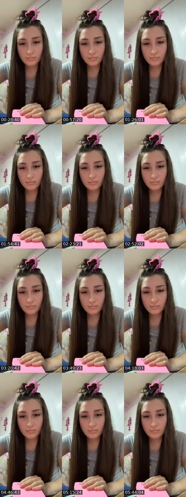 TikTok live: grwm by @isidorapaz01_