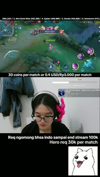 @yenxcoo TikTok live stream