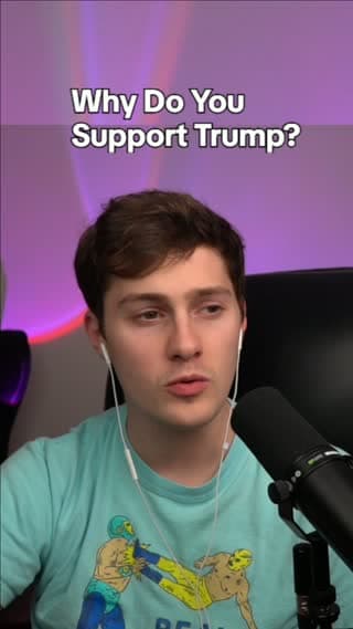 TikTok live: debating MAGA by @parkergetajob