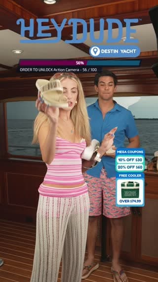 TikTok live: Yacht MEGA Sale by @heydudeshop_us