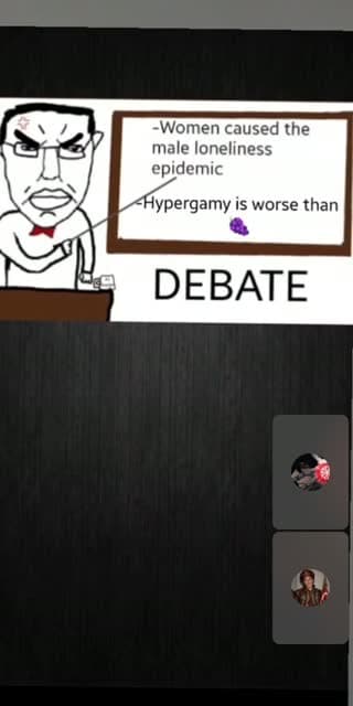 TikTok live: Debate. by @zuper435