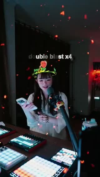TikTok live: Party Time :) by @chellemichii
