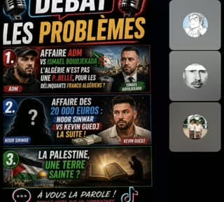 TikTok live: ALGÉRIE  VS racaille française by @yakwaa.com