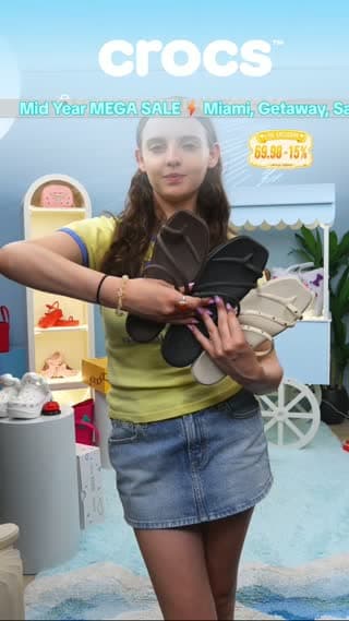 TikTok live: 🔥 Mid-Year Mega Live by @crocsshop_us