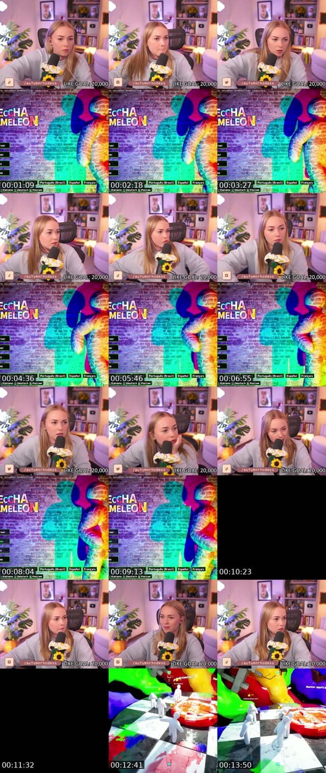 TikTok live: meccha chameleon with friends!! by @autumntwitch