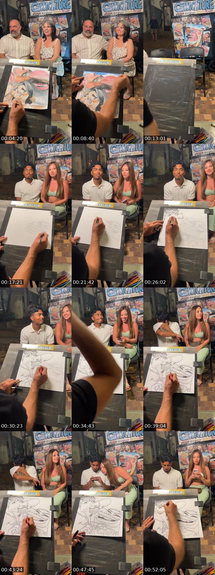 @caravature TikTok live stream