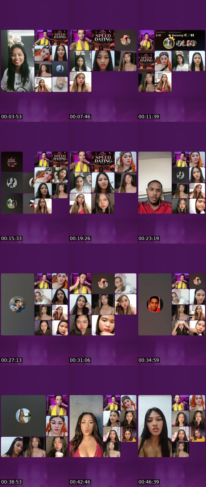 @speeddatingshow6 TikTok live stream