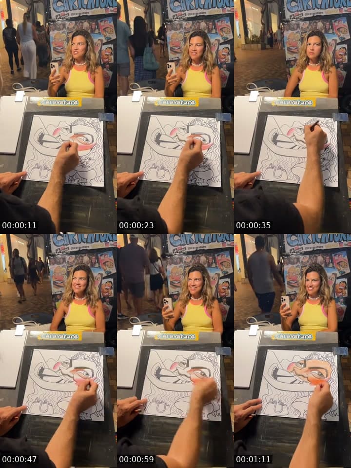 Let’s draw crazy in Waikiki!