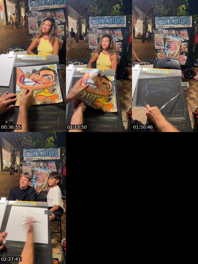 Let’s draw crazy in Waikiki! - @caravature