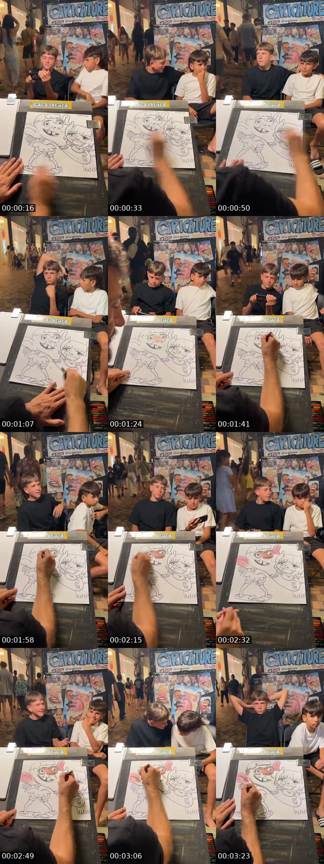 Let’s draw crazy in Waikiki! - @caravature