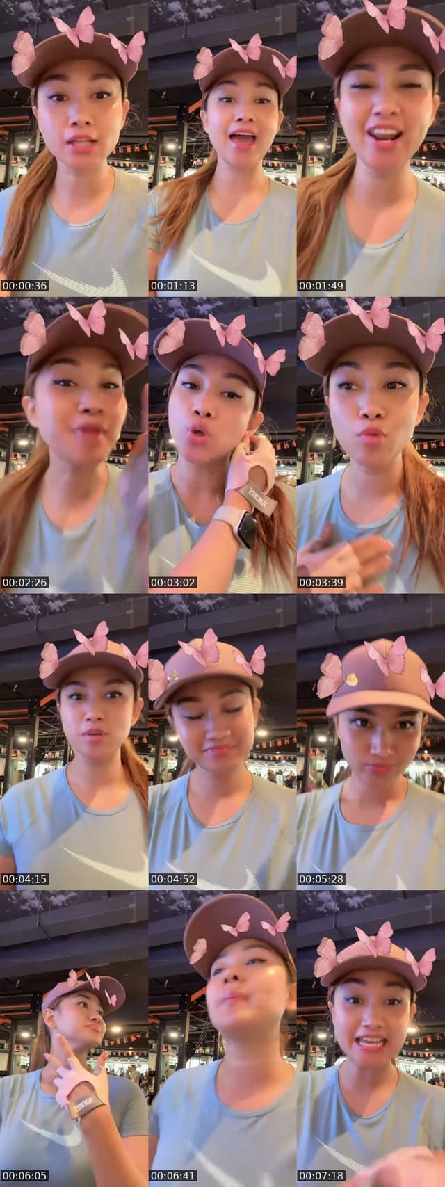 TikTok live: haiii gym time by @cclyaps