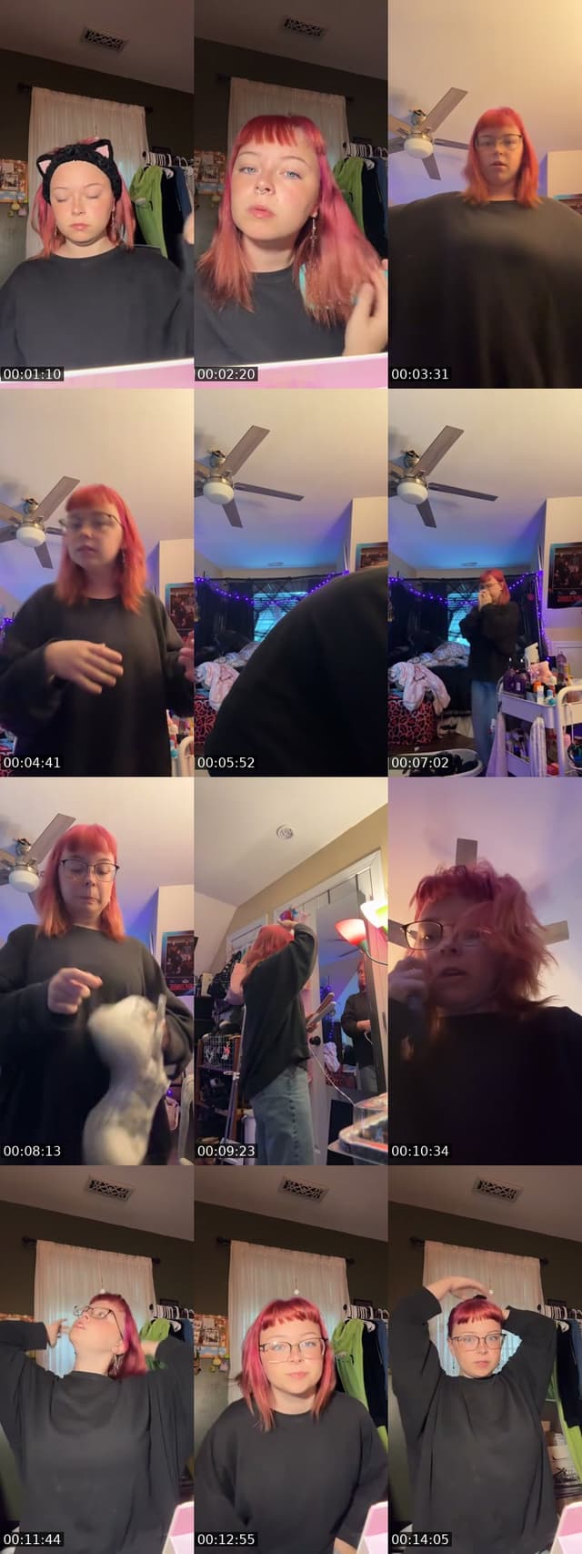 TikTok live: Morning! by @squ1rmyw0rm