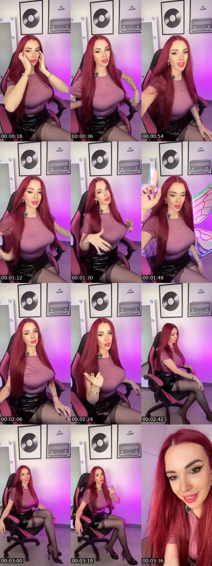 @vickyfoxi TikTok live stream