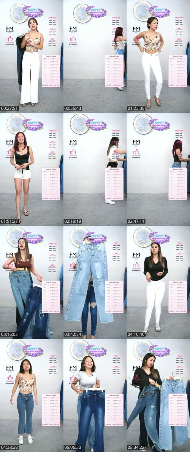 TikTok live: Happy Wednesday Mom Special💗 by @hellomeet_jeans