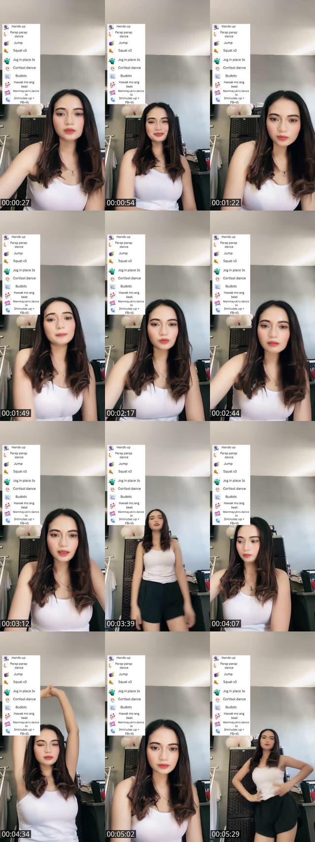 Past TikTok live: Challenge/Tap2x by @biniyellowgirl24