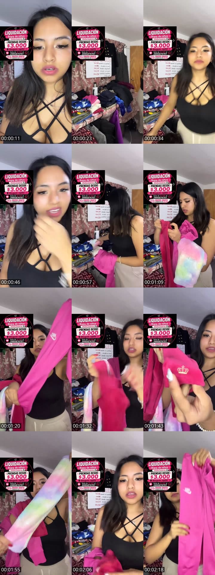 Prendas $3.000 para sus bendis💞