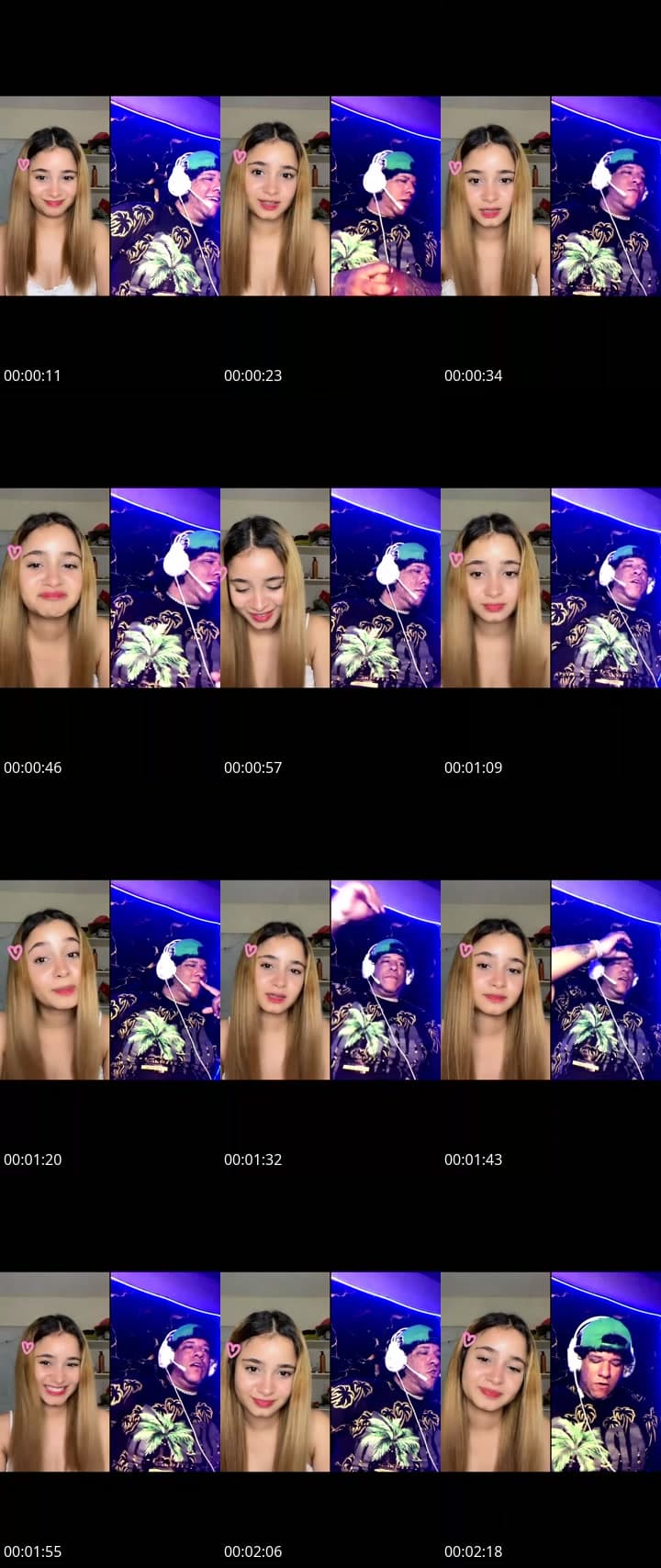 @angela_nin TikTok live stream