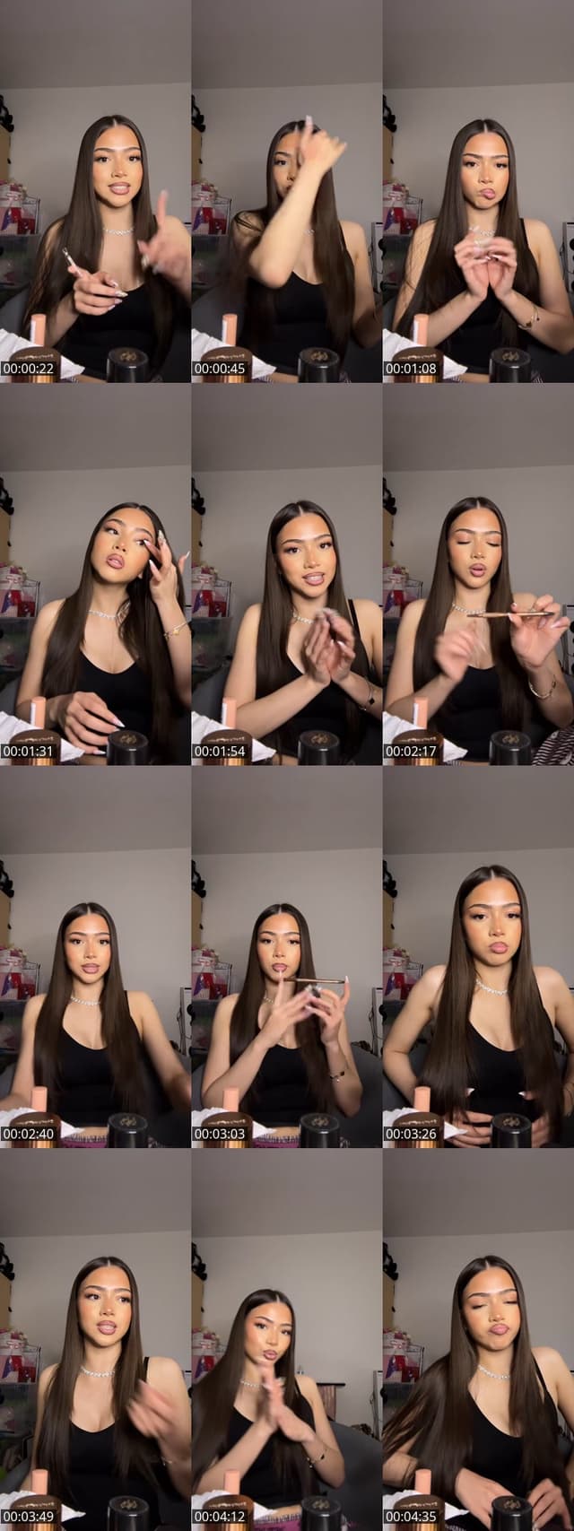 TikTok live: Grwm by @kyrraqq