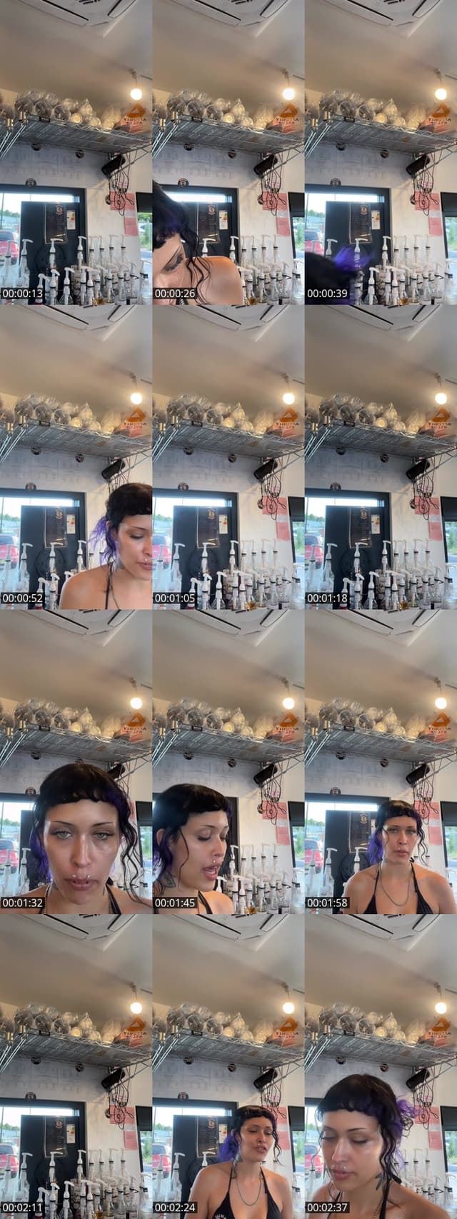 TikTok live: work bikini barista by @marilynmondeathro