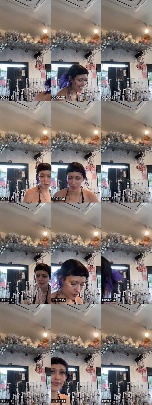 TikTok live: work bikini barista by @marilynmondeathro