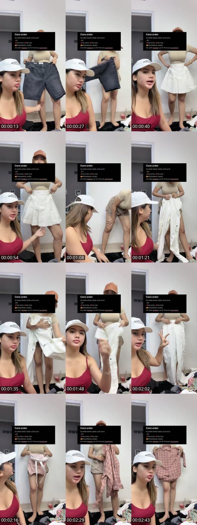 TikTok live: Preloved_huruharam by @haraaasaharaaa5
