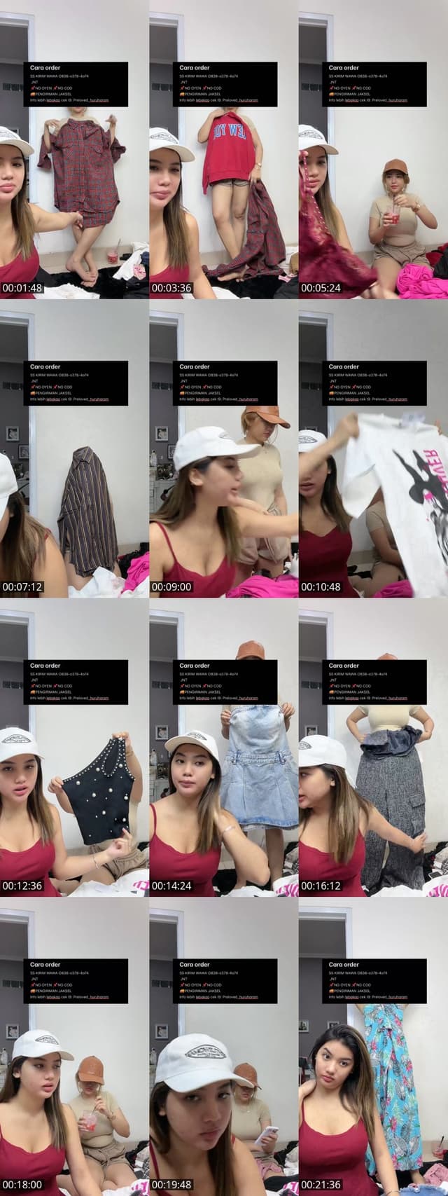 TikTok live: Preloved_huruharam by @haraaasaharaaa5