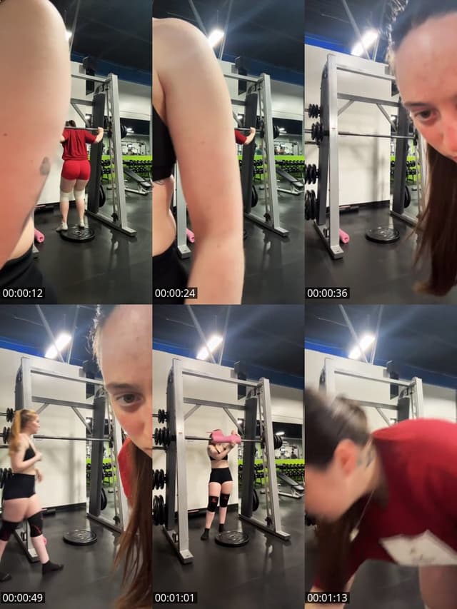 Past TikTok live: it’s gym time 🍑✨ by @em.236