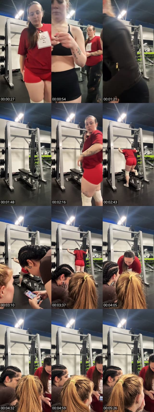 Past TikTok live: it’s gym time 🍑✨ by @em.236