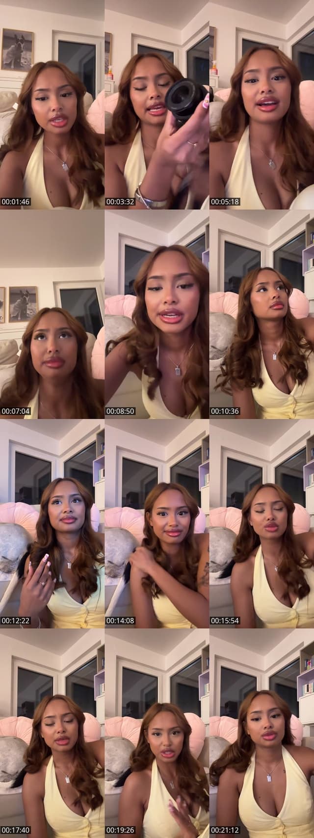 TikTok live: grwm for my bday by @rosalin.dalen