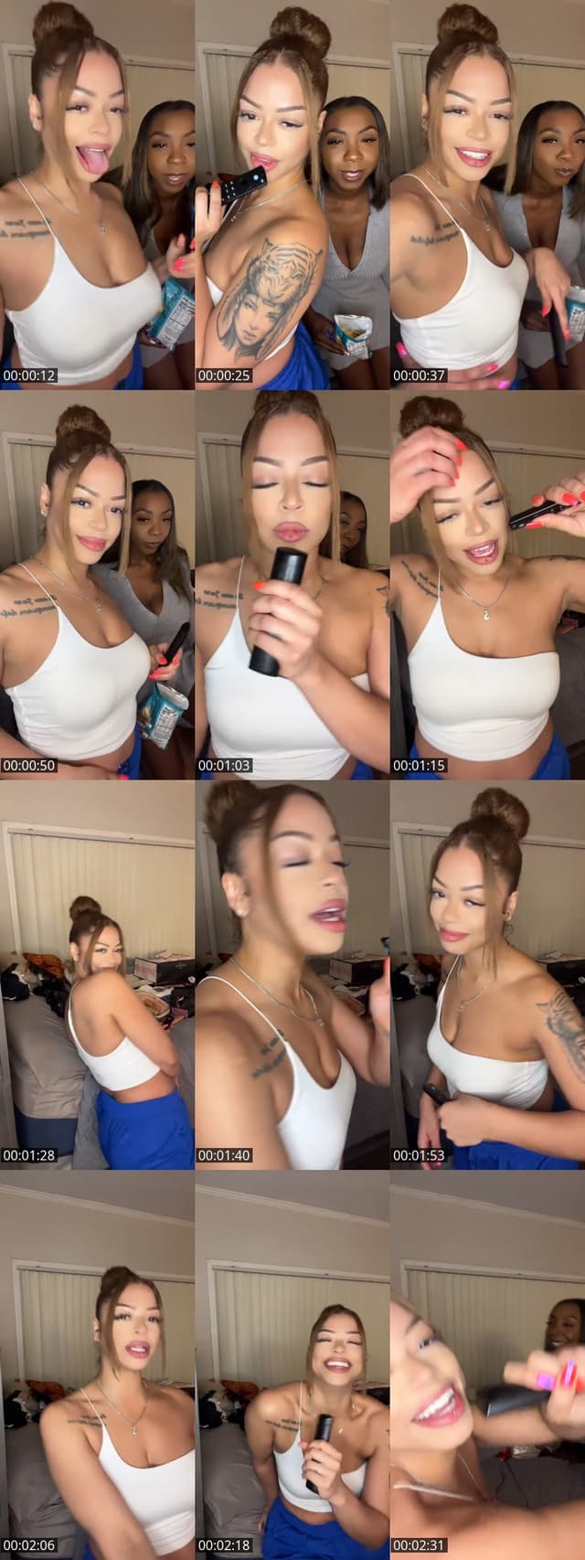 TikTok live: GRWM...😘💋 by @goddess_bharbie