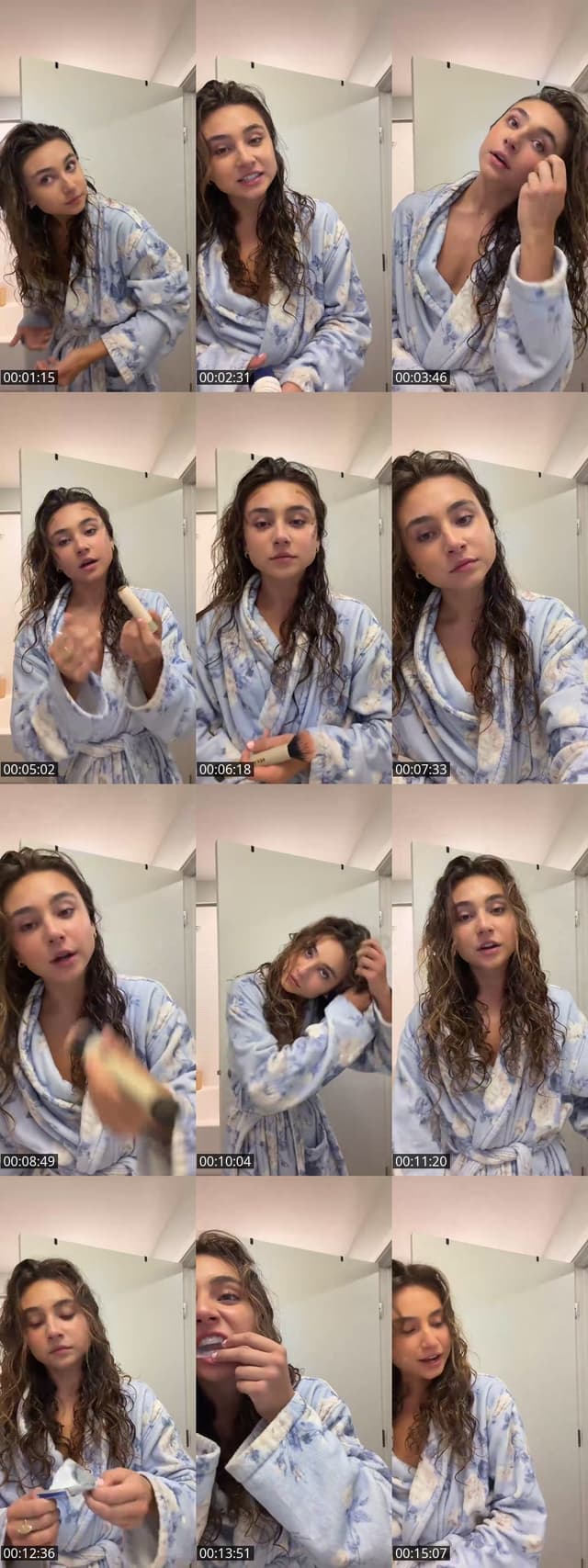 TikTok live: Grwm ✌️✌️✌️ by @milaniab777