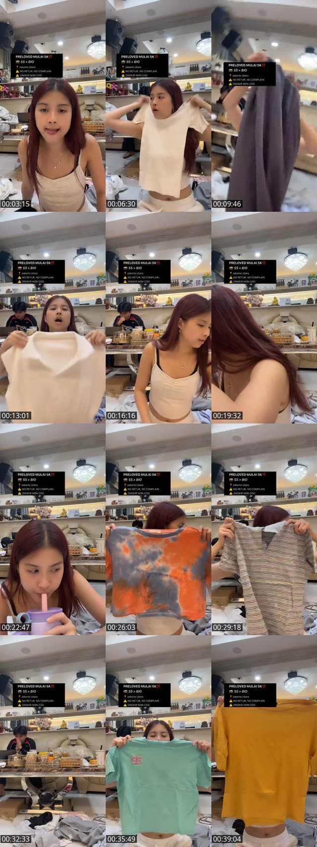 TikTok live: PRELOVEDD MURAHHH  LUCUU‼️‼️‼️ by @miigorenggg._