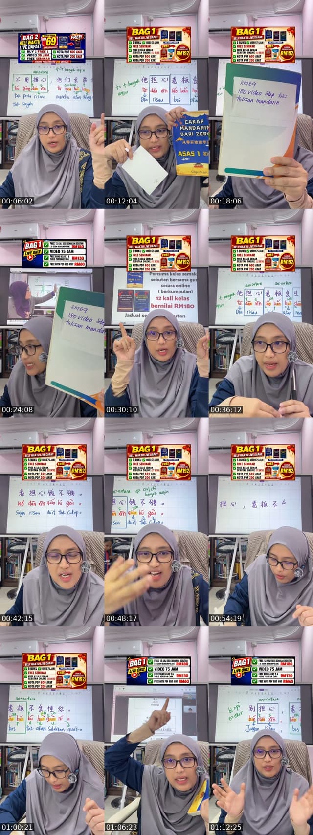 TikTok live: 3 AYAT MUDAH ZERO MANDARIN by @cikgumandarinzazah