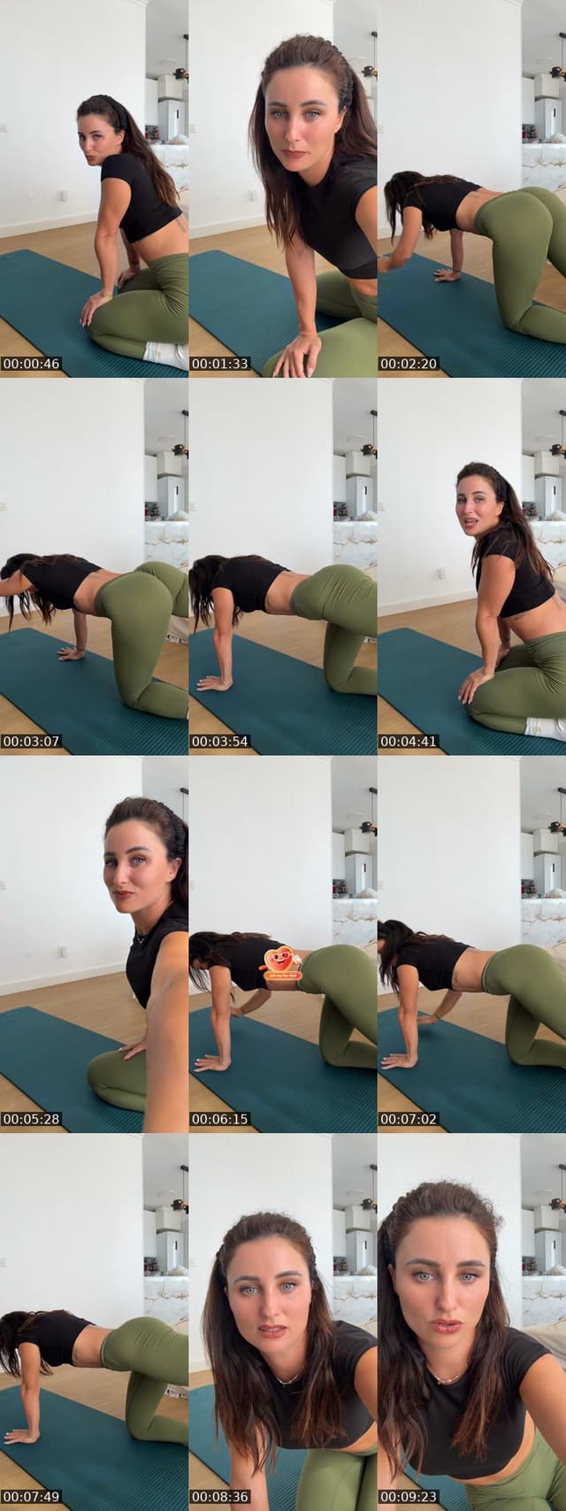 TikTok live: Working out by @selenesellcri