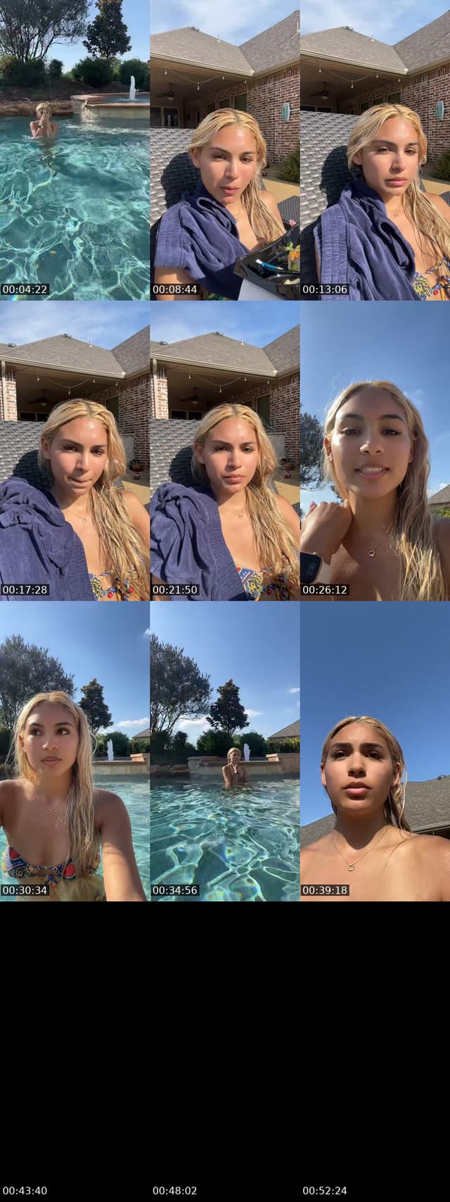 TikTok live: by the pool having lunch by @aalexia.jade