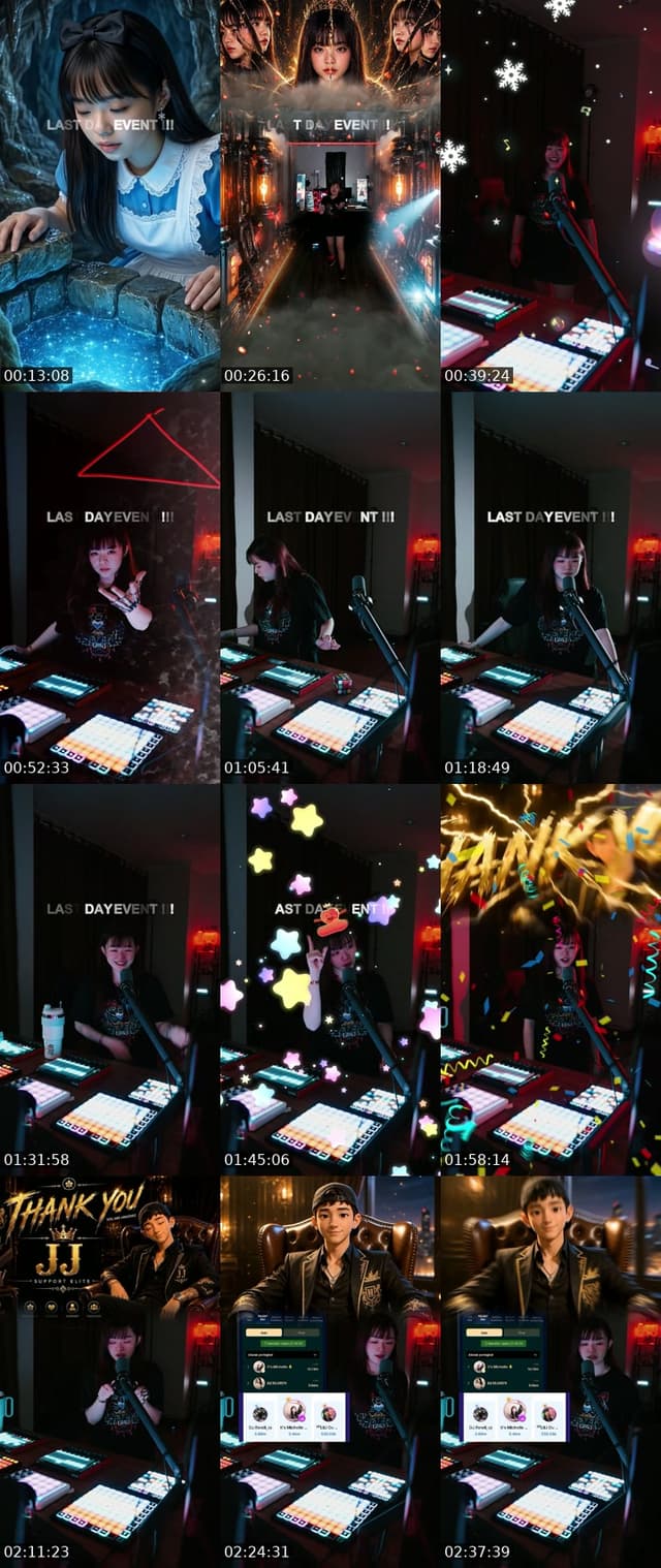 TikTok live: party time !!! by @chellemichii