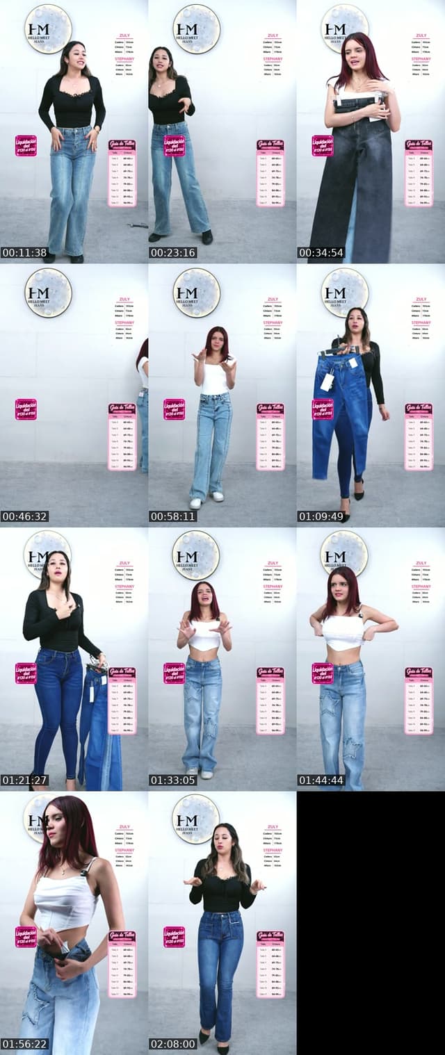 TikTok live: Summer Hot Sale 🌴🔥 by @hellomeet_jeans