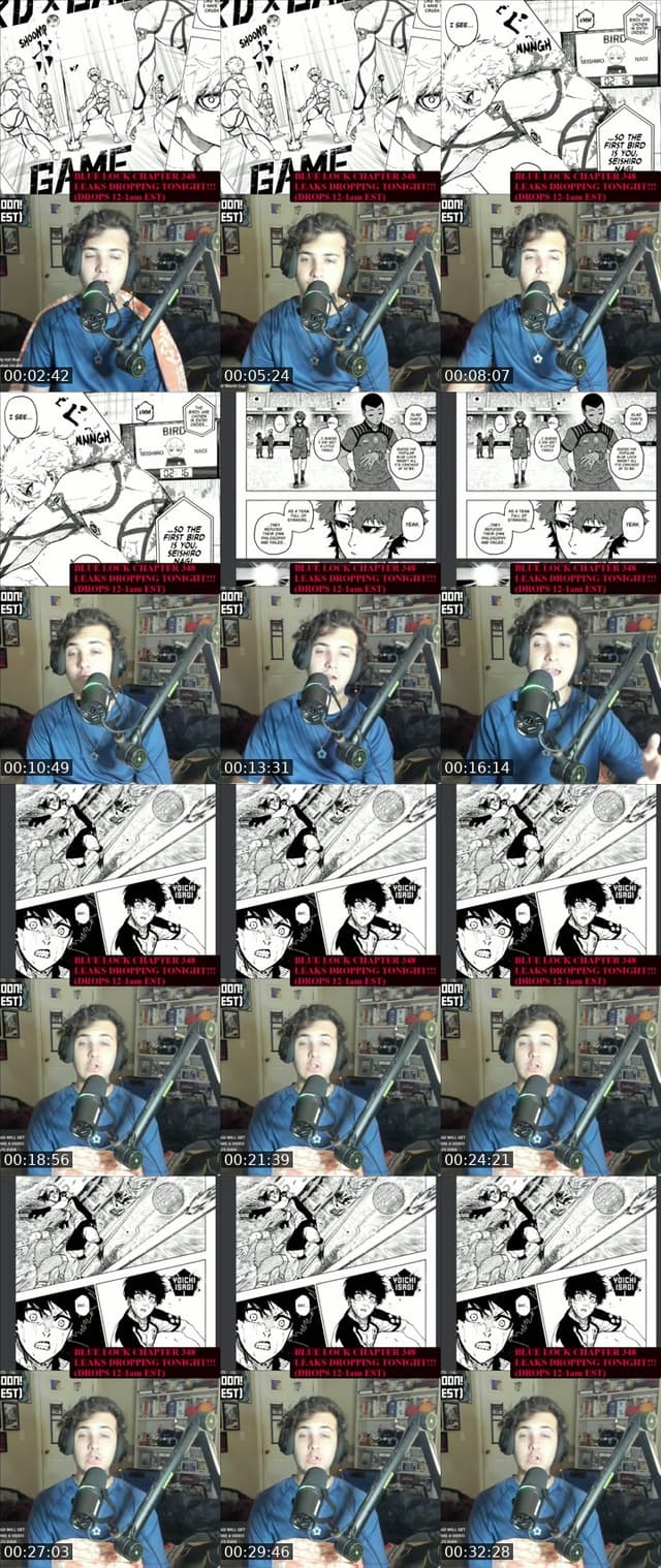 TikTok live: BLUE LOCK CHAPTER 348 LEAKS by @aerosassain