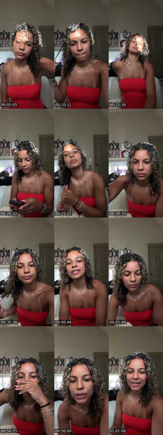 TikTok live: Doing my curls by @annaleisetaylor