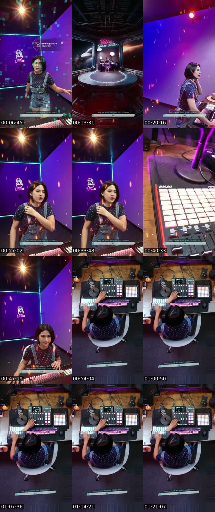@velia_ps TikTok live stream