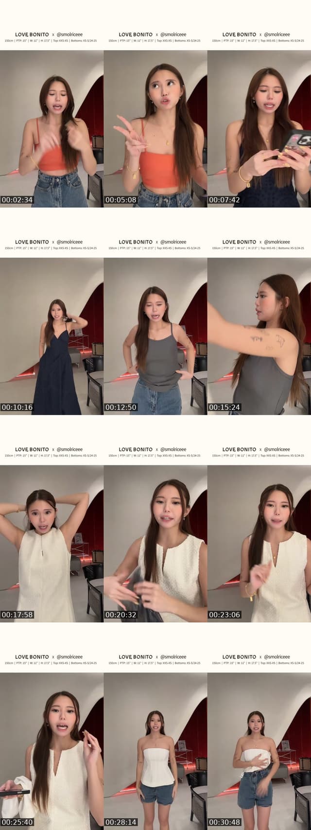 TikTok live: LOVE BONITO 60% OFF by @smolriceee