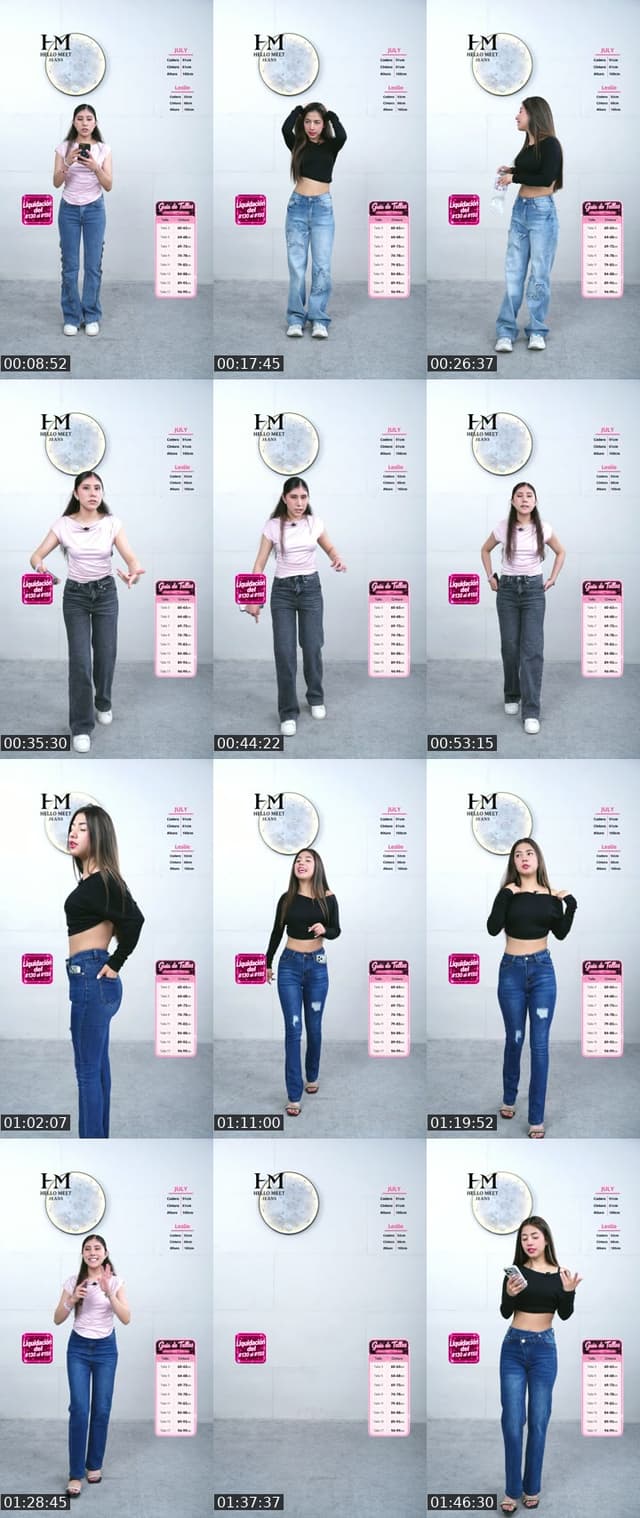 TikTok live: Summer Hot Sale 🌴🔥 by @hellomeet_jeans