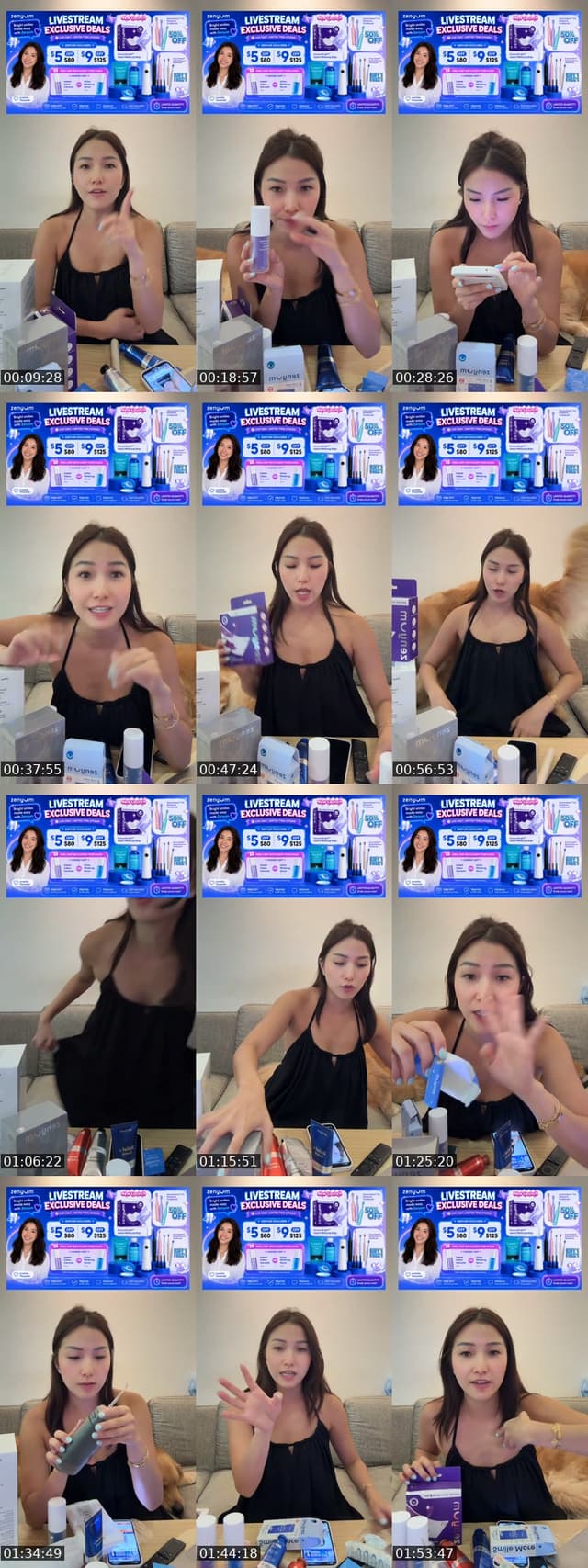 TikTok live: Zenyum X Shina by @shinaemily