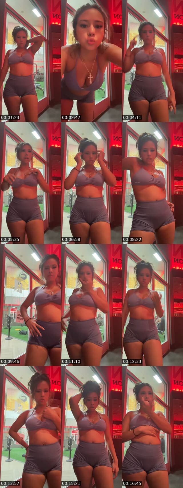 TikTok live: At the gym lowk sadshyt jk by @bbabymoomoo