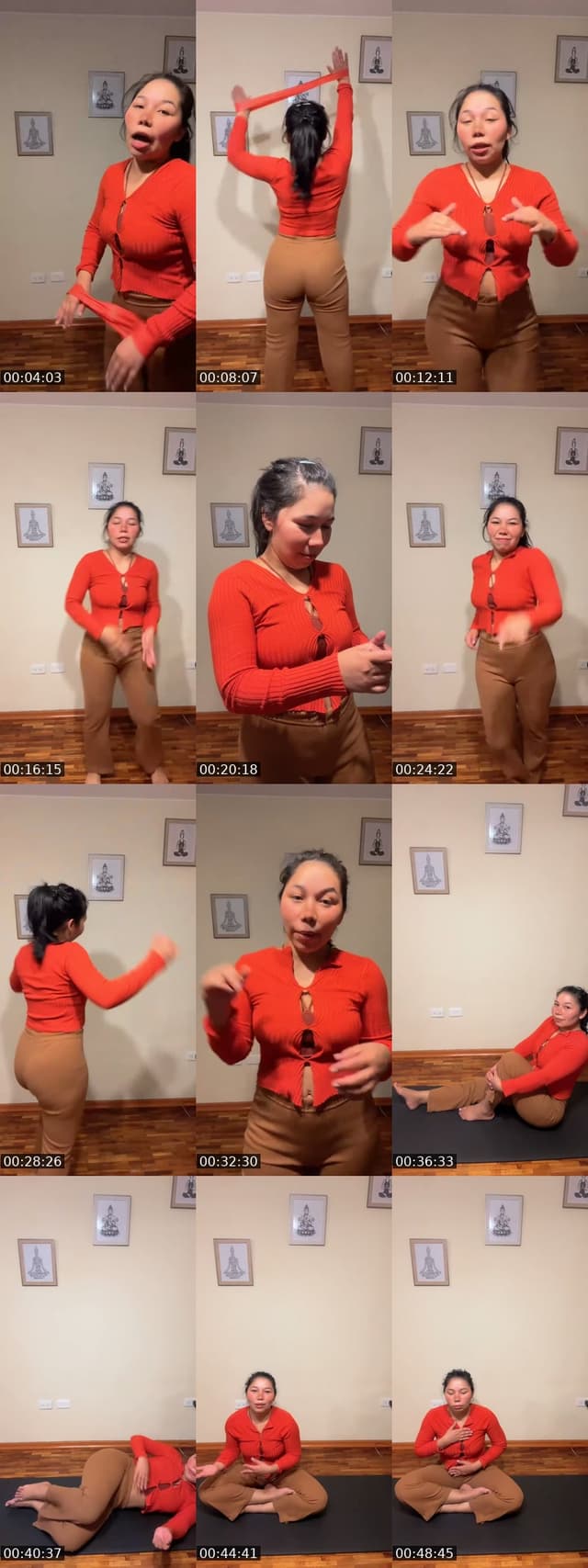 Venezuela TikTok live: BAILO YOGA CON MAMÁ by @genesizm441