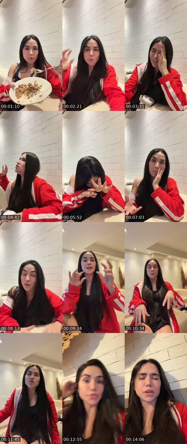 TikTok live: jantando by @mariaventure